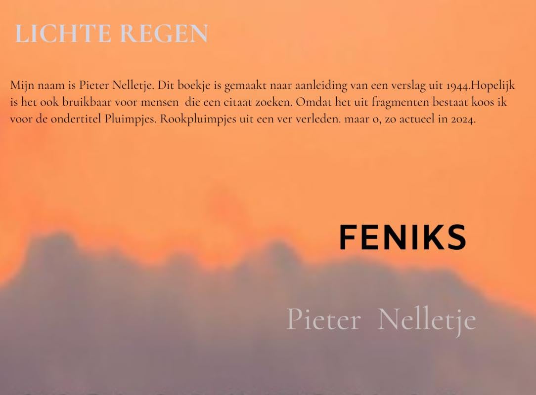 FENIKS: LICHTE REGEN Poetry