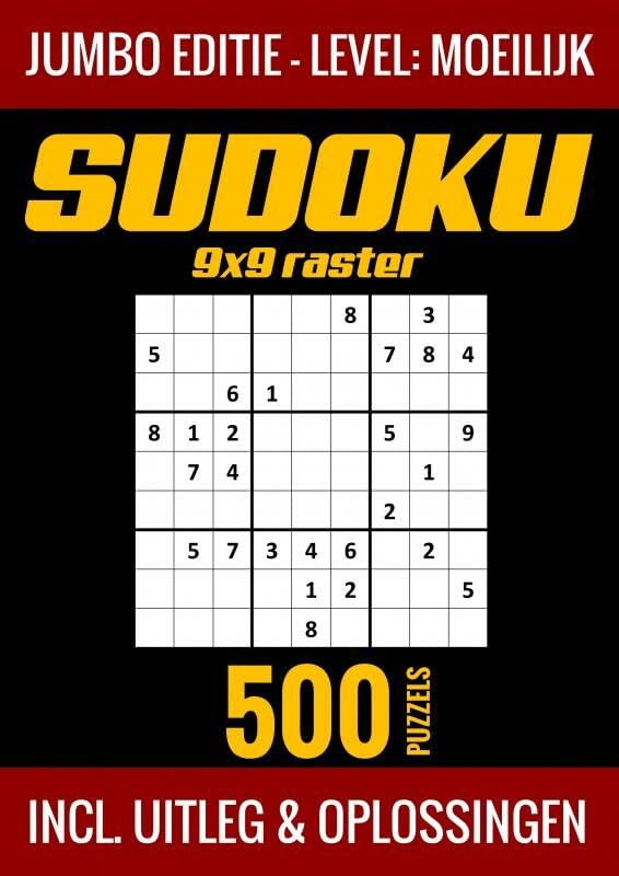 Sudoku Moeilijk - Jumbo Editie - 500 Puzzels - Incl. Uitleg en Oplossingen: Moeilijke Sudoku Puzzels voor Urenlang Puzzelplezier Leisure, Home & Garden