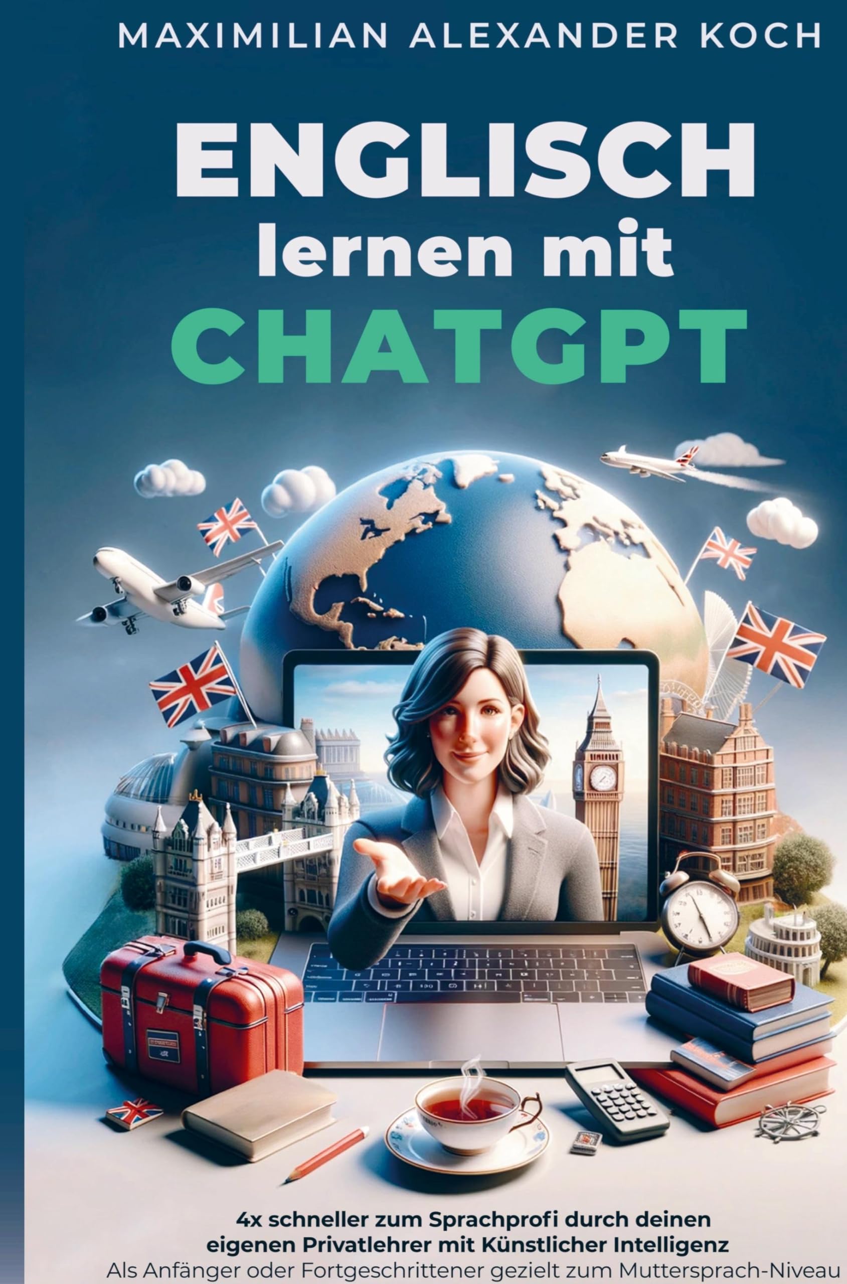 Englisch lernen mit ChatGPT: 4x schneller zum Sprachprofi durch deinen eigenen Privatlehrer mit Künstlicher Intelligenz |: Als Anfänger oder Fortgeschrittener gezielt zum Muttersprach-Niveau Leisure, Home & Garden