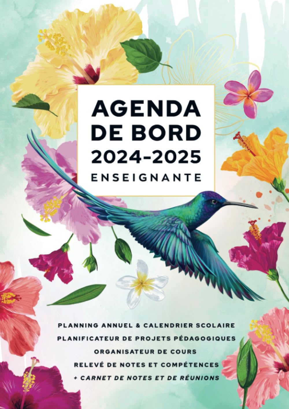 Agenda de bord 2024/2025 Enseignante: Carnet de bord A4 pour planifier et s’organiser Reference Books