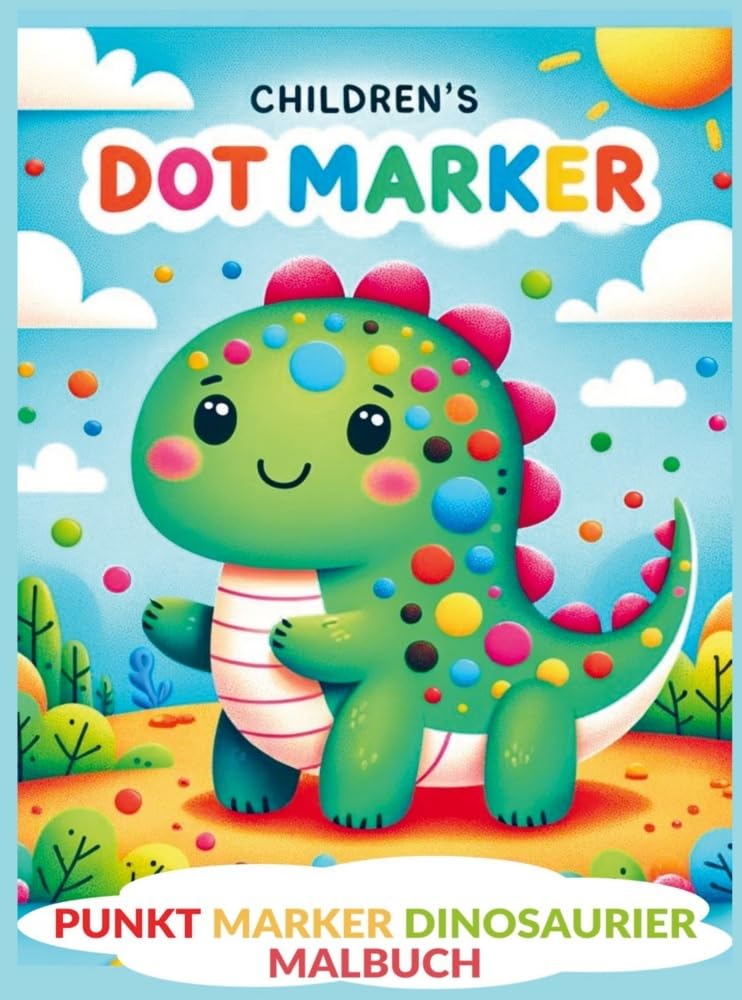 Punkt Marker Dinosaurier Malbuch: Dot Markers Activity Book: für Kinder für KINDER ab 3 Jahre Children's books