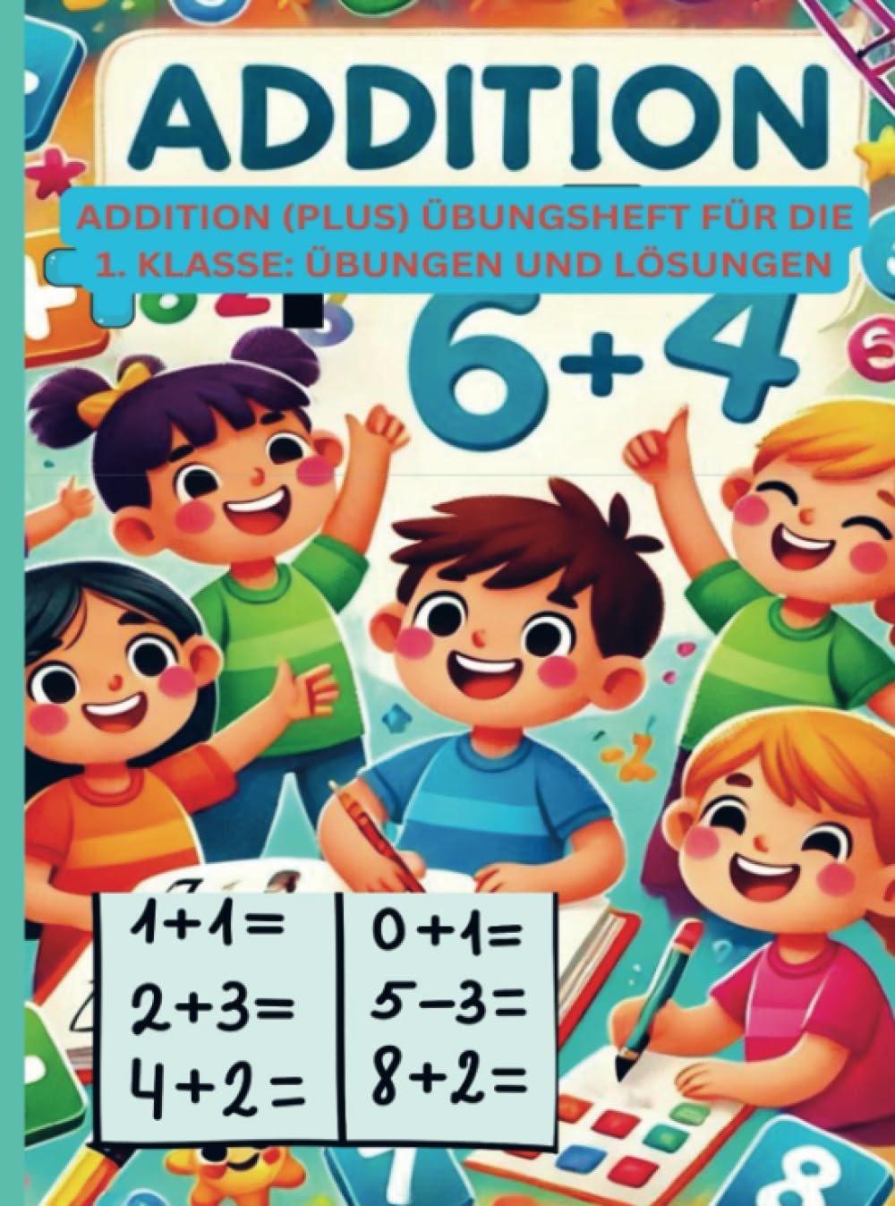 Addition (Plus) Übungsheft für die 1. Klasse: Übungen und Lösungen: Spaß am Rechnen: Einfache Additionen für Erstklässler Non-fiction