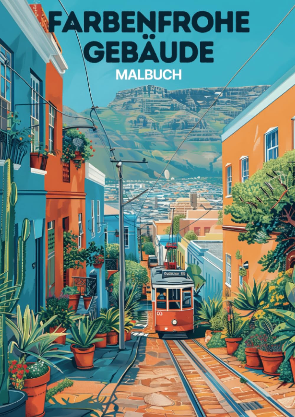 Malbuch - Farbenfrohe Gebäude: 25 Malseiten für Jugendliche und Erwachsene für wunderbare Entspannung Arts & Music