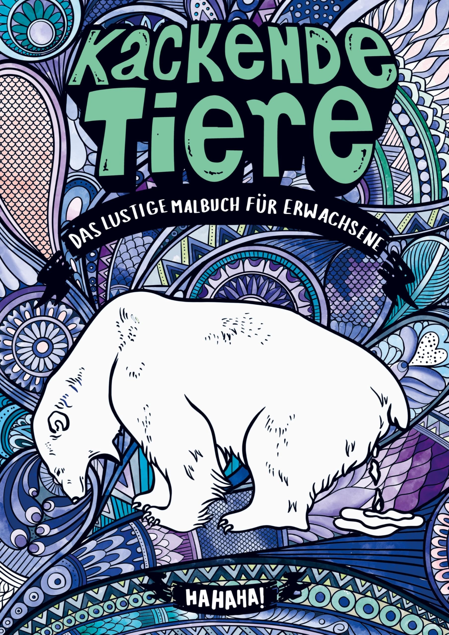 Kackende Tiere - Das lustige Malbuch für Erwachsene: Lustiges Geschenk für Männer, Frauen, Freunde, Kollegen und Tierliebhaber - mit Entspannungsmusik Hobbies & Crafts