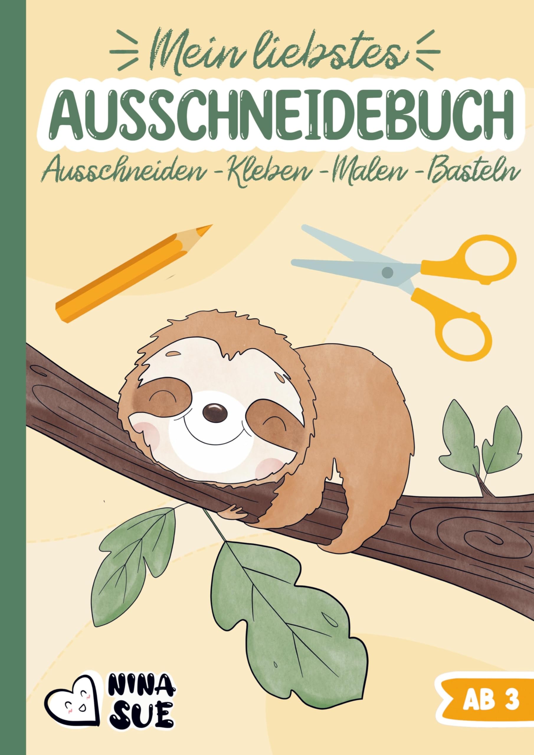 Mein liebstes Ausschneidebuch: Ausschneiden lernen, Kleben, Malen und Basteln ab 3 Jahren - Kreatives Geschenk für Jungen und Mädchen mit Scherenführerschein Novels & Short Stories