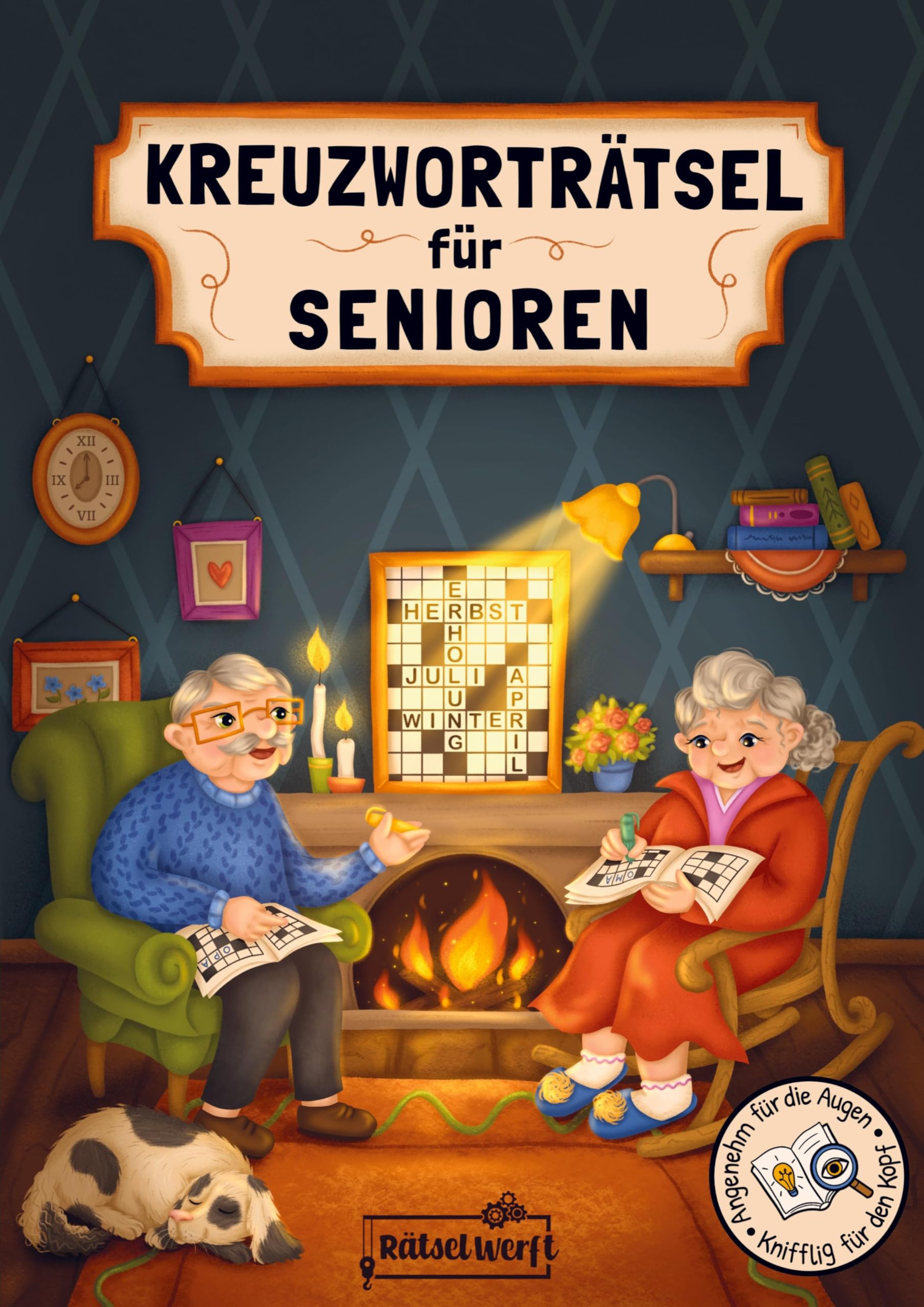 Kreuzworträtsel für Senioren: Kreuzworträtselbuch mit 100 Schwedenrätseln in großer Schrift Leisure & Fun