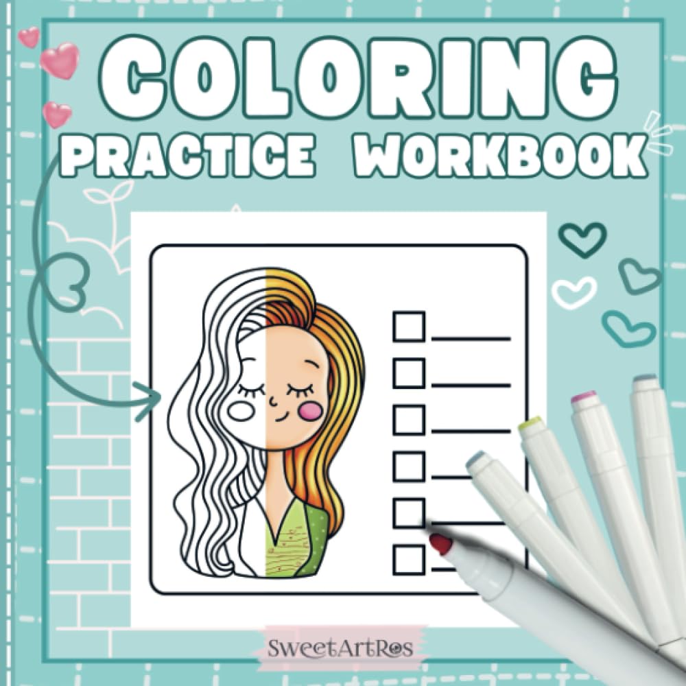 Coloring Practice Workbook Arts & Music