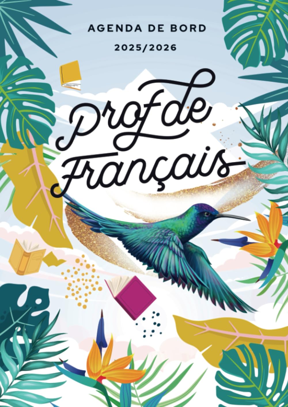 Agenda de bord 2025/2026 professeur de Français: Carnet de bord A4 pour les enseignants Reference Books