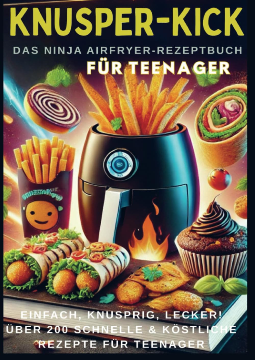 KNUSPER-KICK: Das Ninja Airfryer-Rezeptbuch – Einfach, knusprig, lecker!: Über 200 schnelle & köstliche Rezepte für Teenager Leisure, Home & Garden