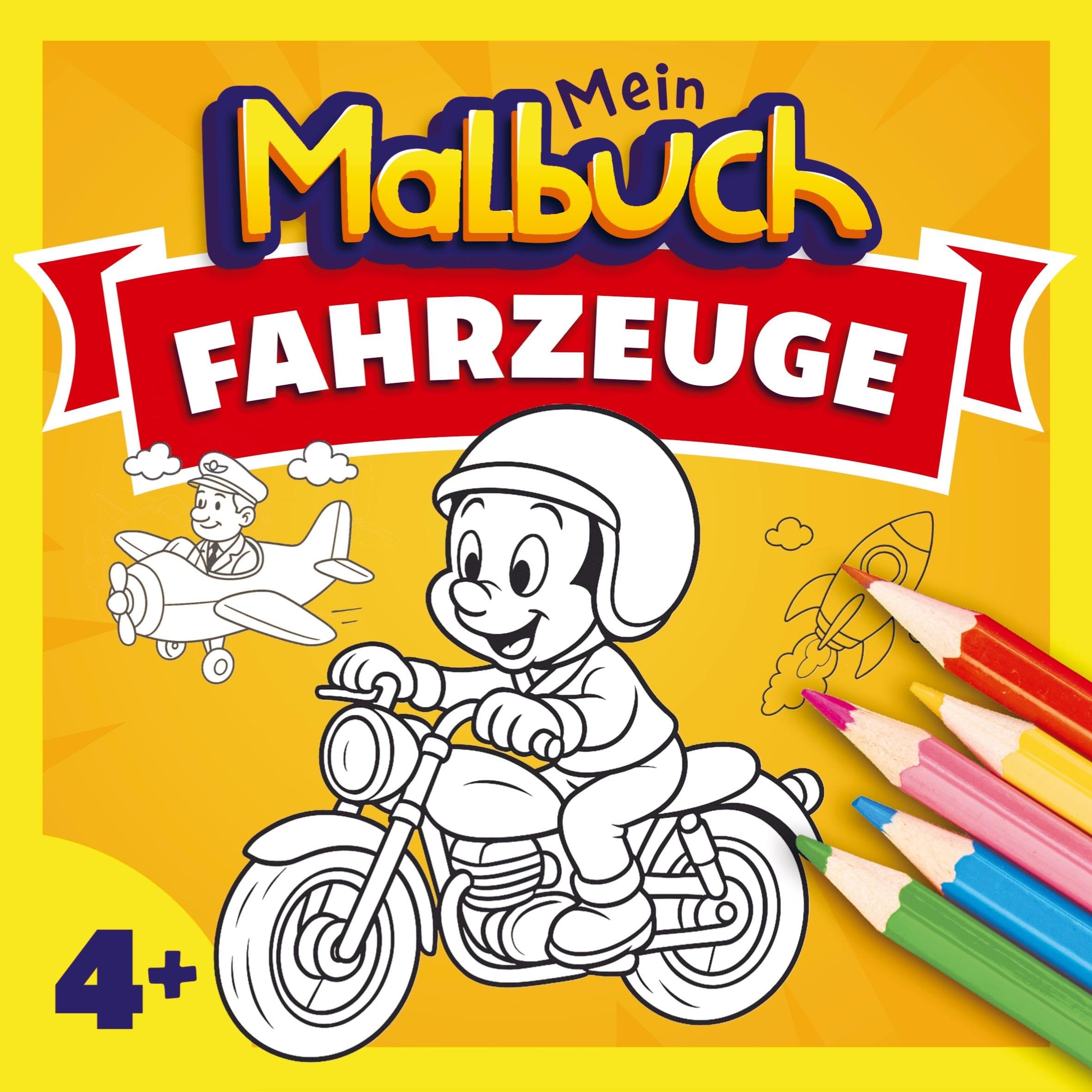 Malbuch Fahrzeuge ab 4 Jahren Novels & Short Stories