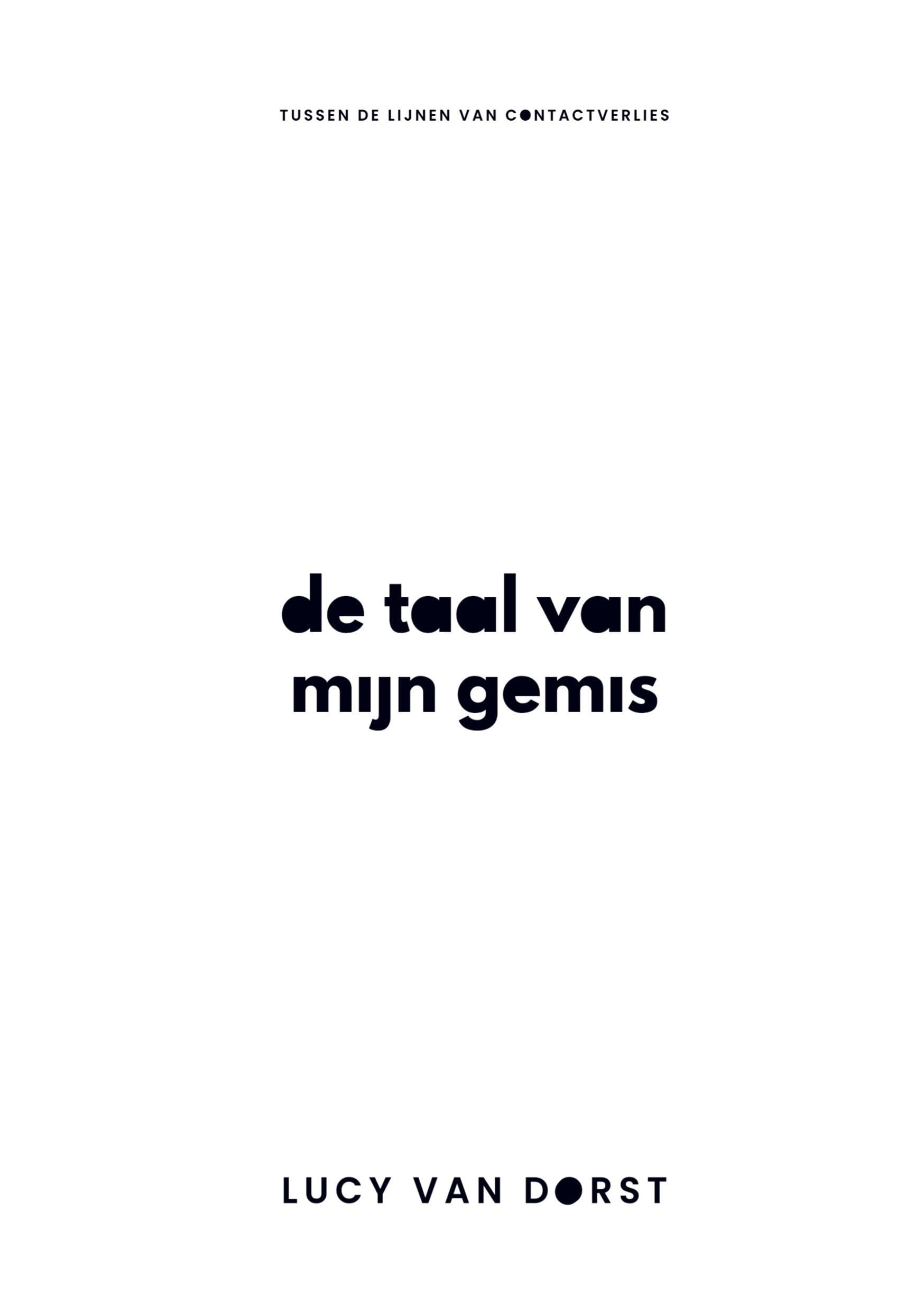 Product Image: De taal van mijn gemis