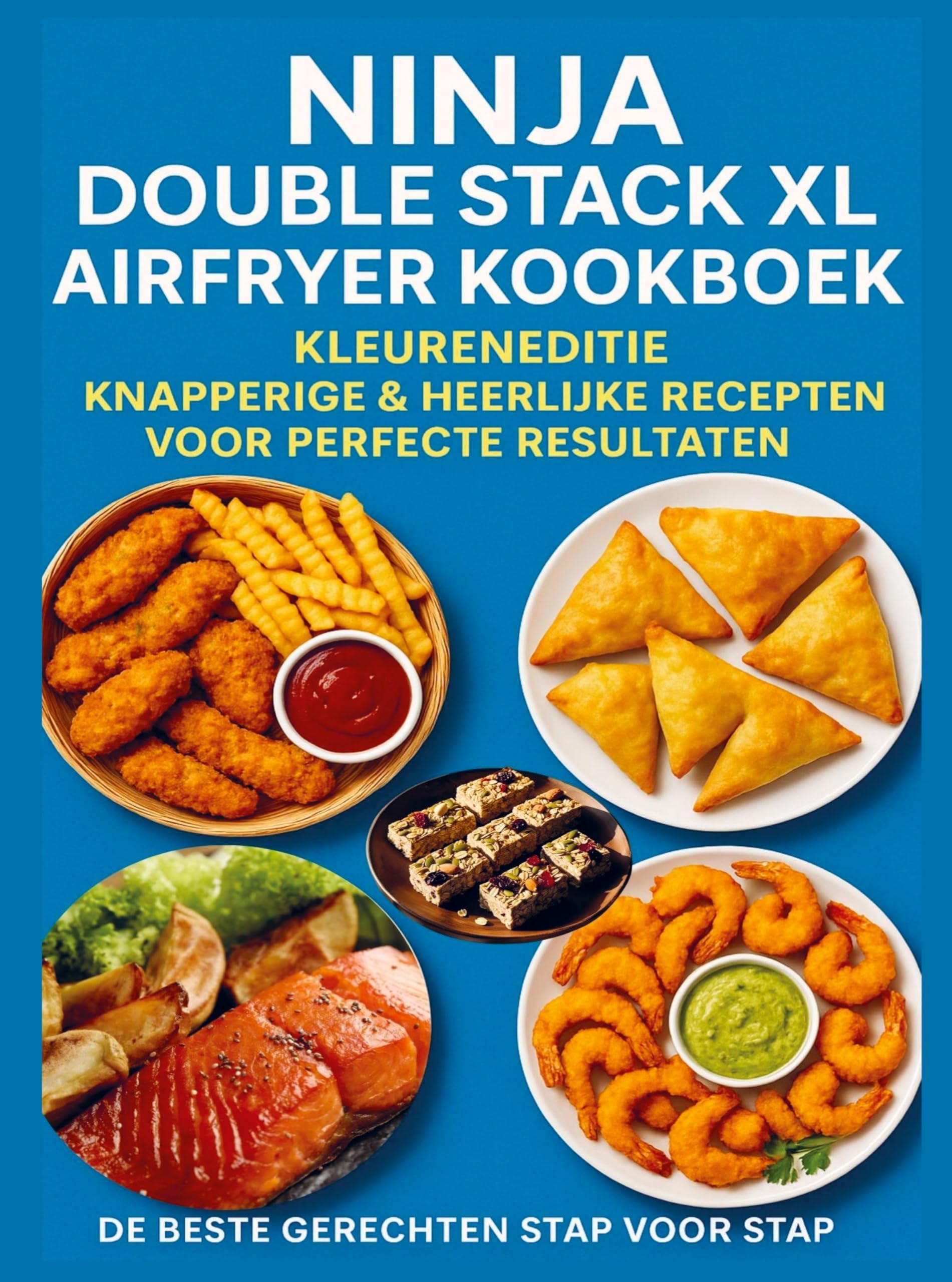 Ninja Double Stack XL Airfryer Kookboek - Kleureneditie Knapperige & Heerlijke Recepten voor Perfecte Resultaten - De Beste Gerechten Stap voor Stap Leisure, Home & Garden