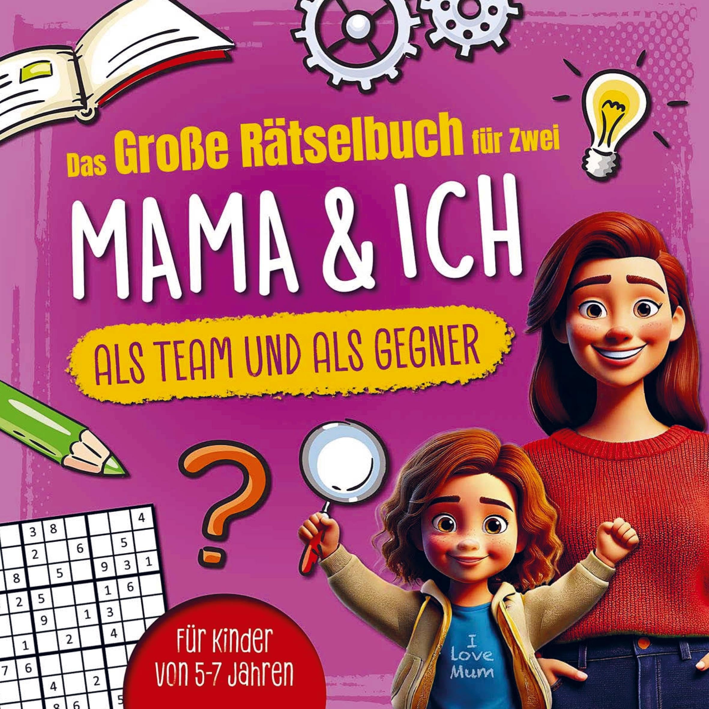 Das große Rätselbuch für Zwei. Mama & ich, als Team & als Gegner Children's books