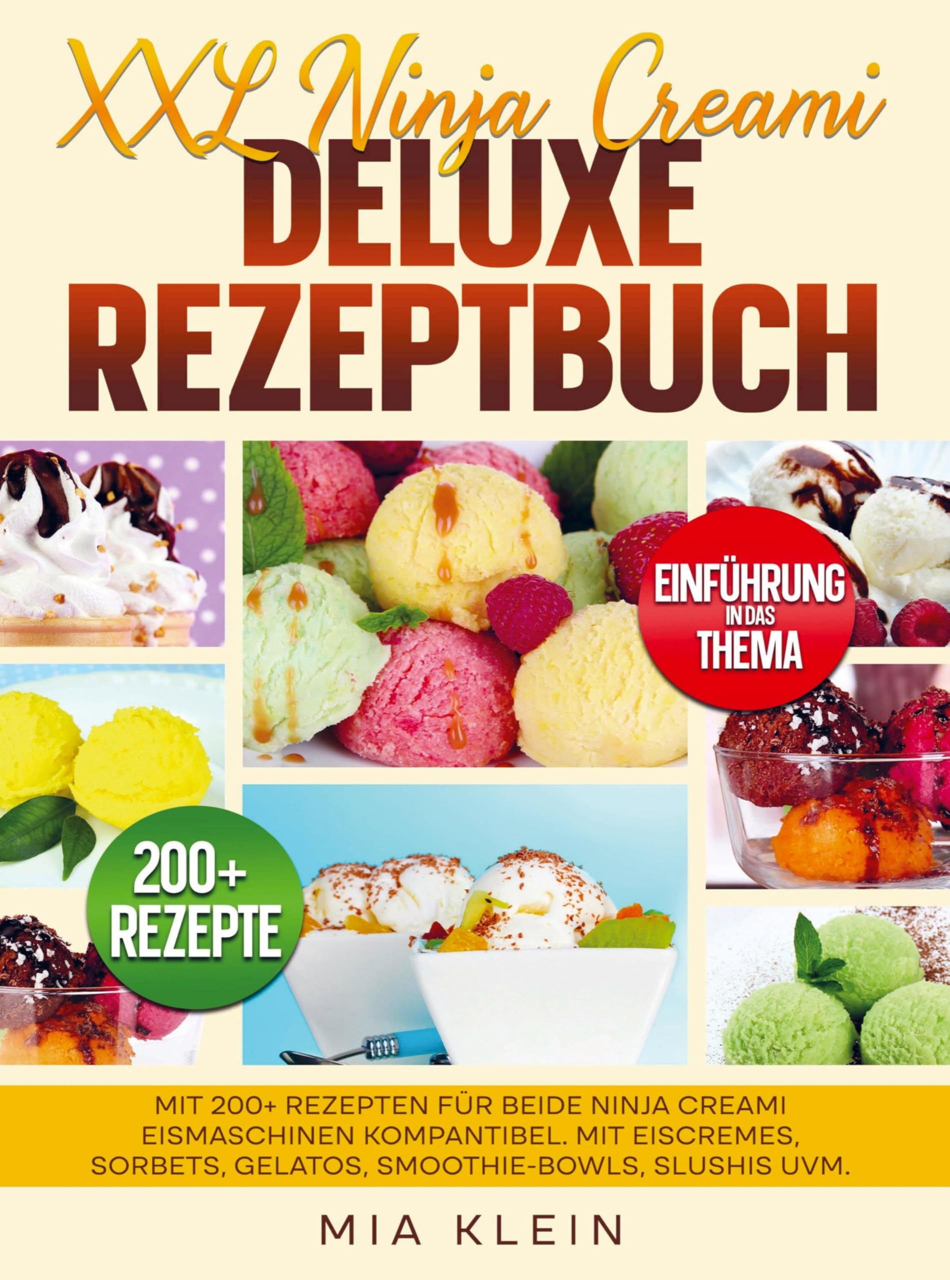 XXL Ninja Creami Deluxe Rezeptbuch Leisure, Home & Garden