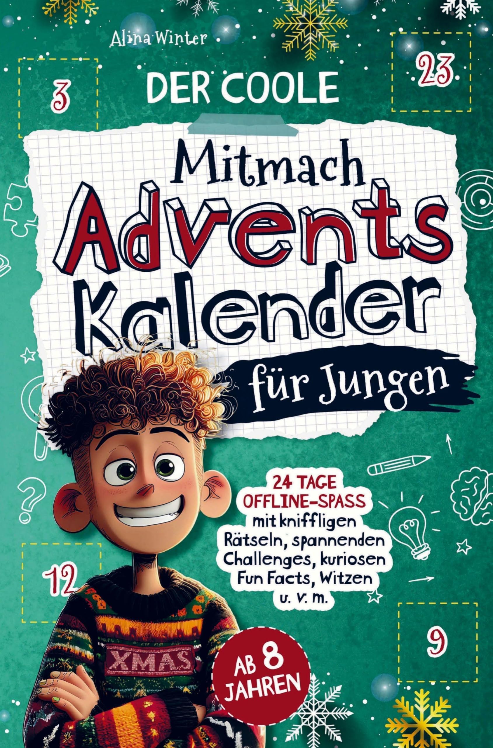 Der coole Mitmach-Adventskalender für Jungen Children's books