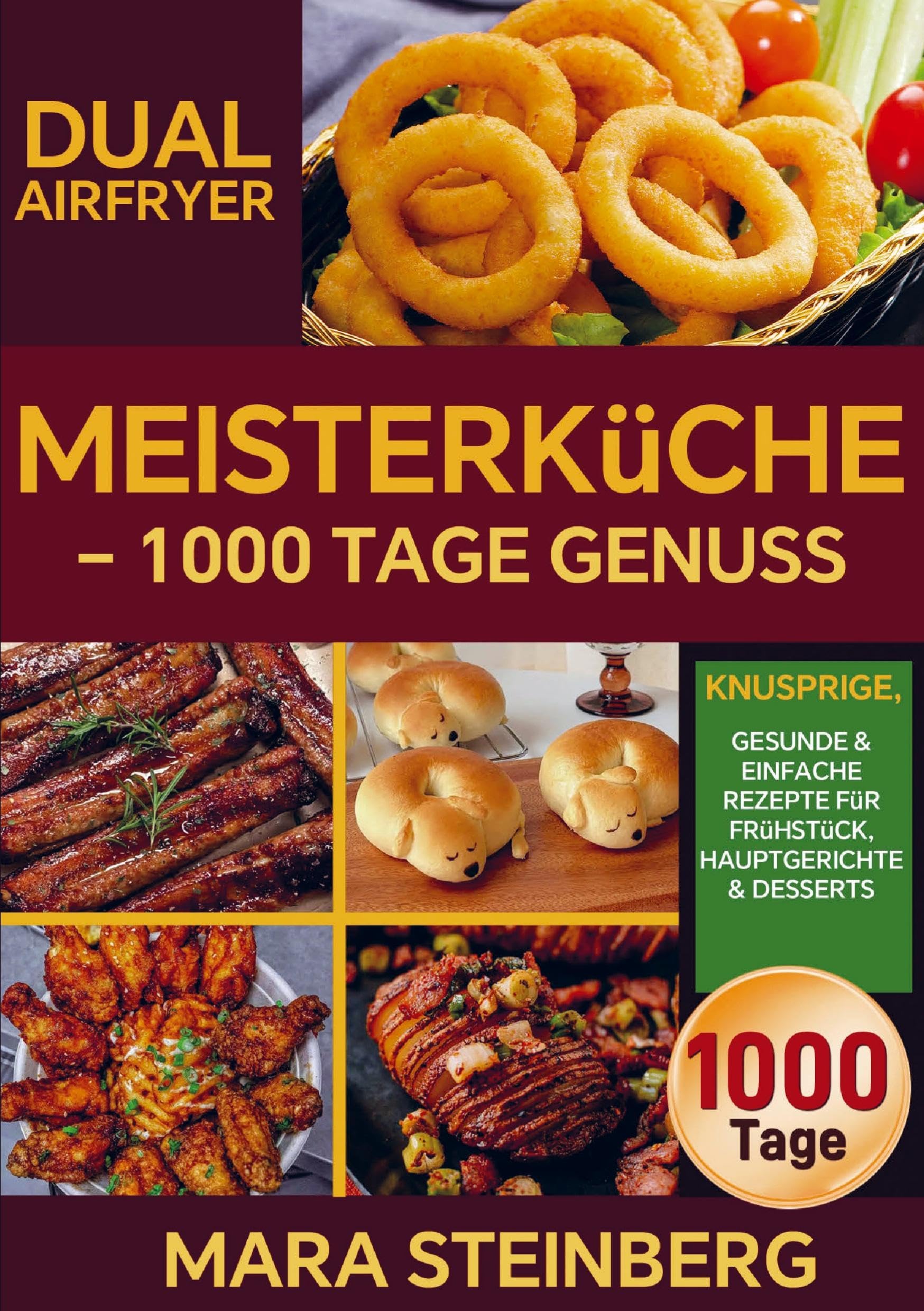 Dual Airfryer Meisterküche - 1000 Tage Genuss Leisure, Home & Garden