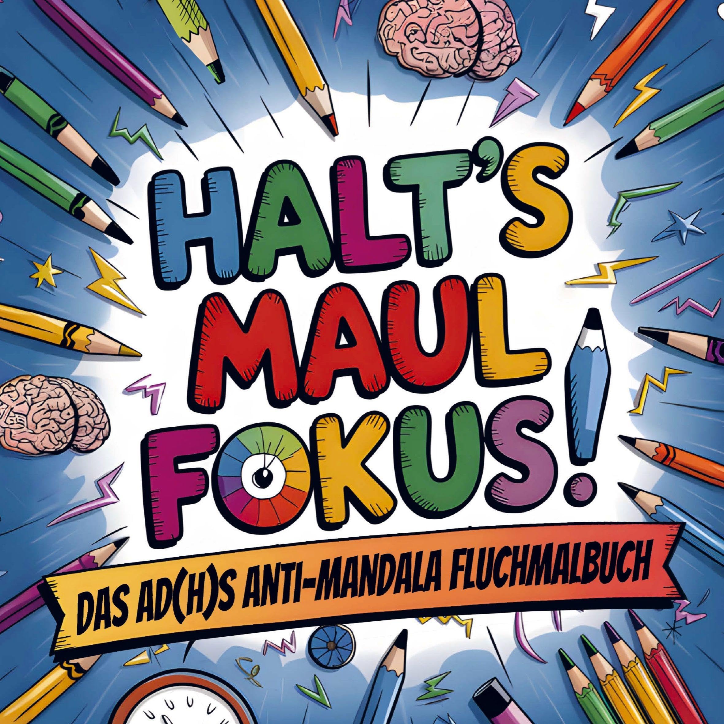 Halt¿s Maul Fokus!: Das AD(H)S Anti-Mandala Fluchmalbuch zum Abreagieren und Abschalten Film, Art & Culture