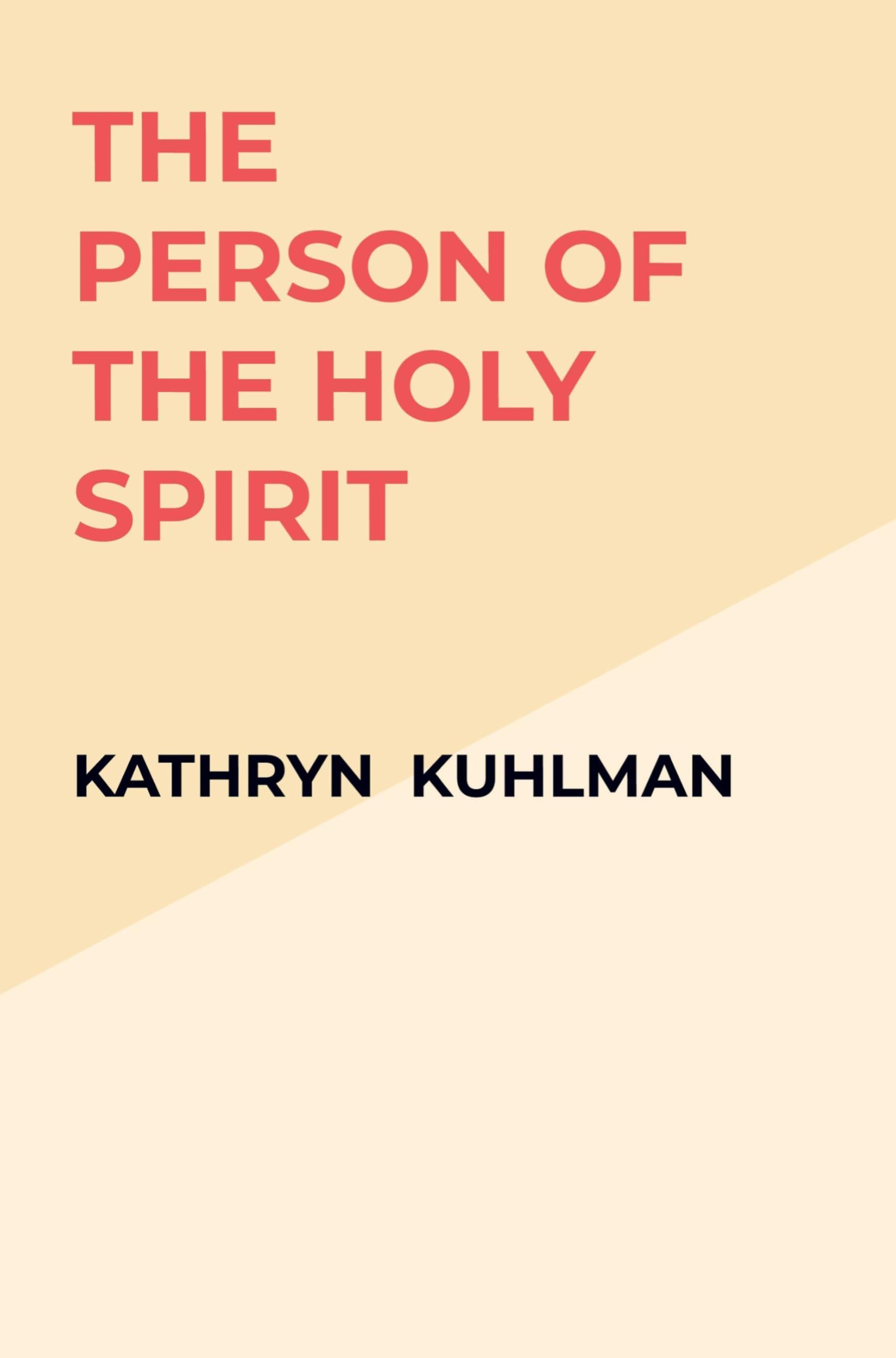 The Person of the Holy Spirit Leisure, Home & Garden