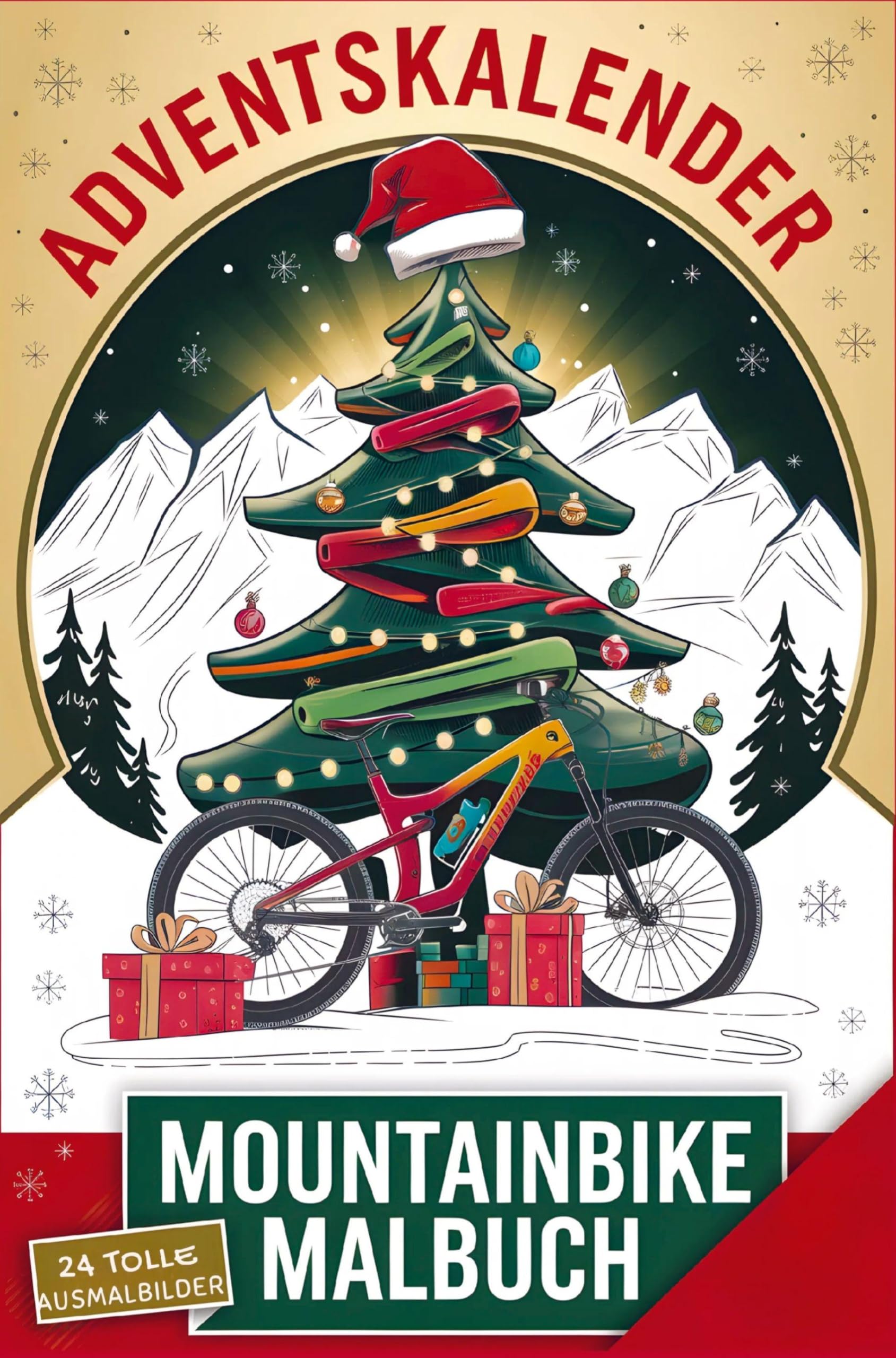 Mountainbike Adventskalender Malbuch Arts & Music