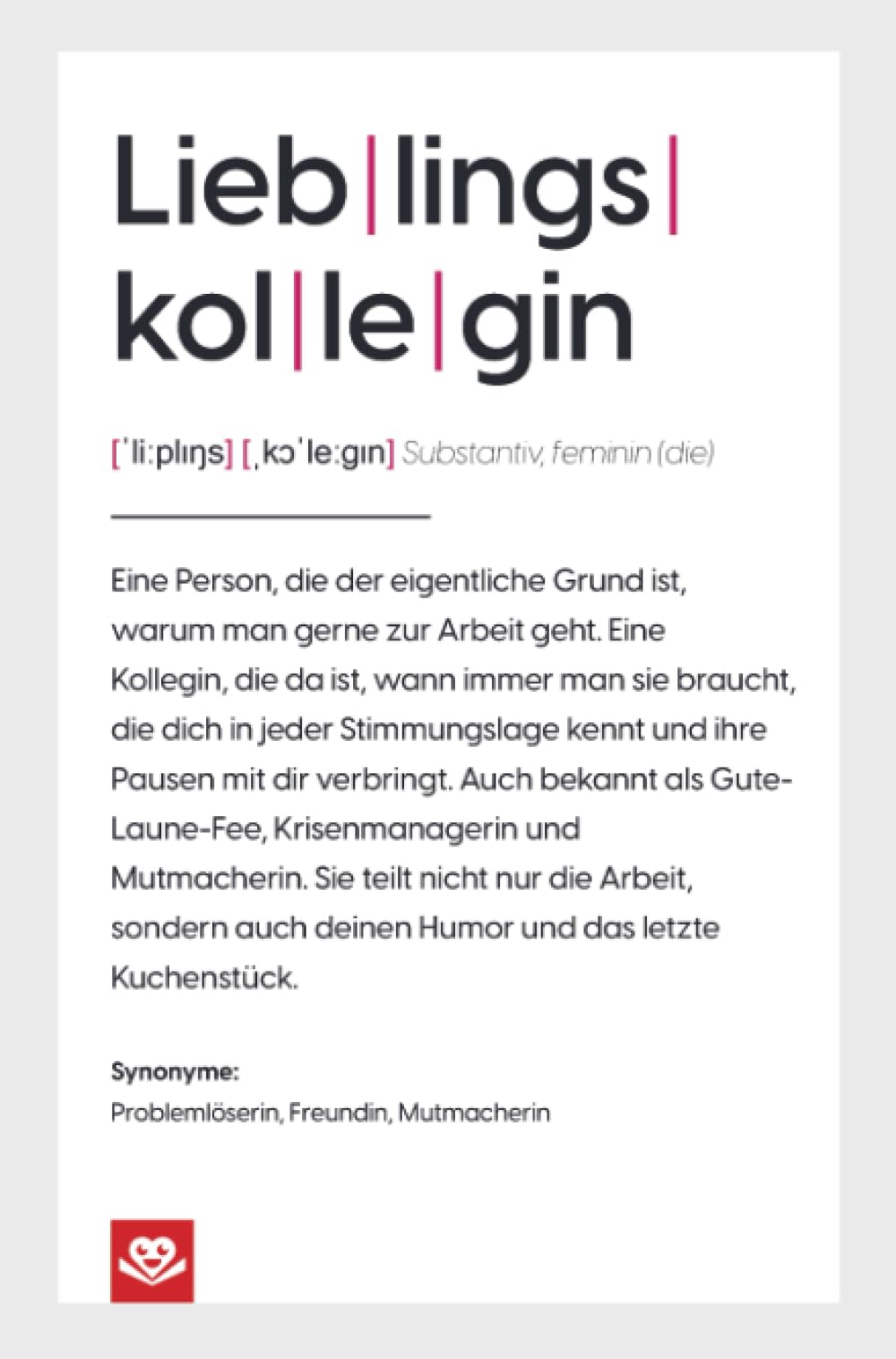 Lieblingskollegin Notizbuch Geschenkbuch: Die Definition einer besonderen Verbundenheit Leisure, Home & Garden