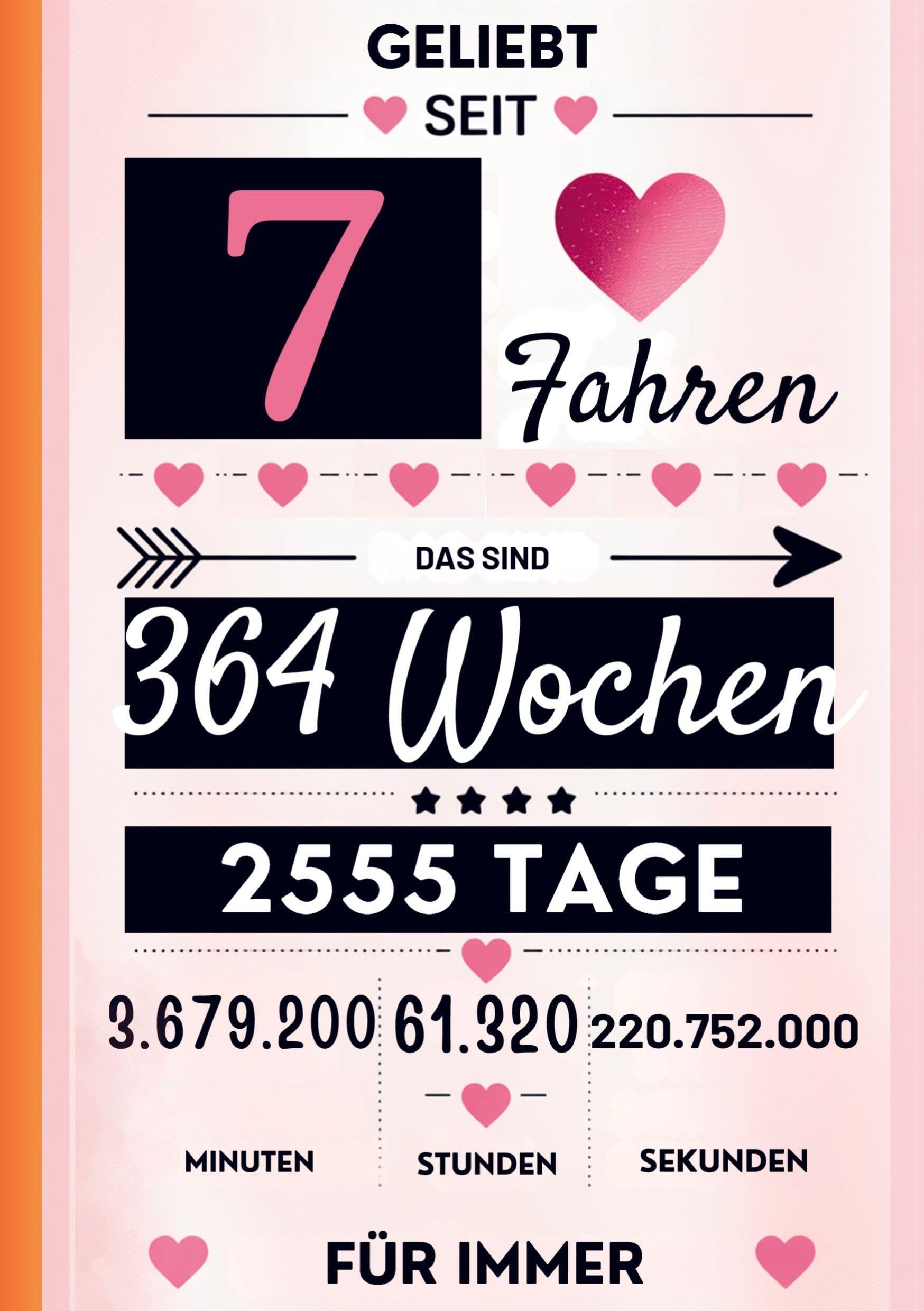 Notizbuch für Mädchen 7 Jahre- Geburtstagsgeschenk für 7 jährige Mädchen Humour & Satire