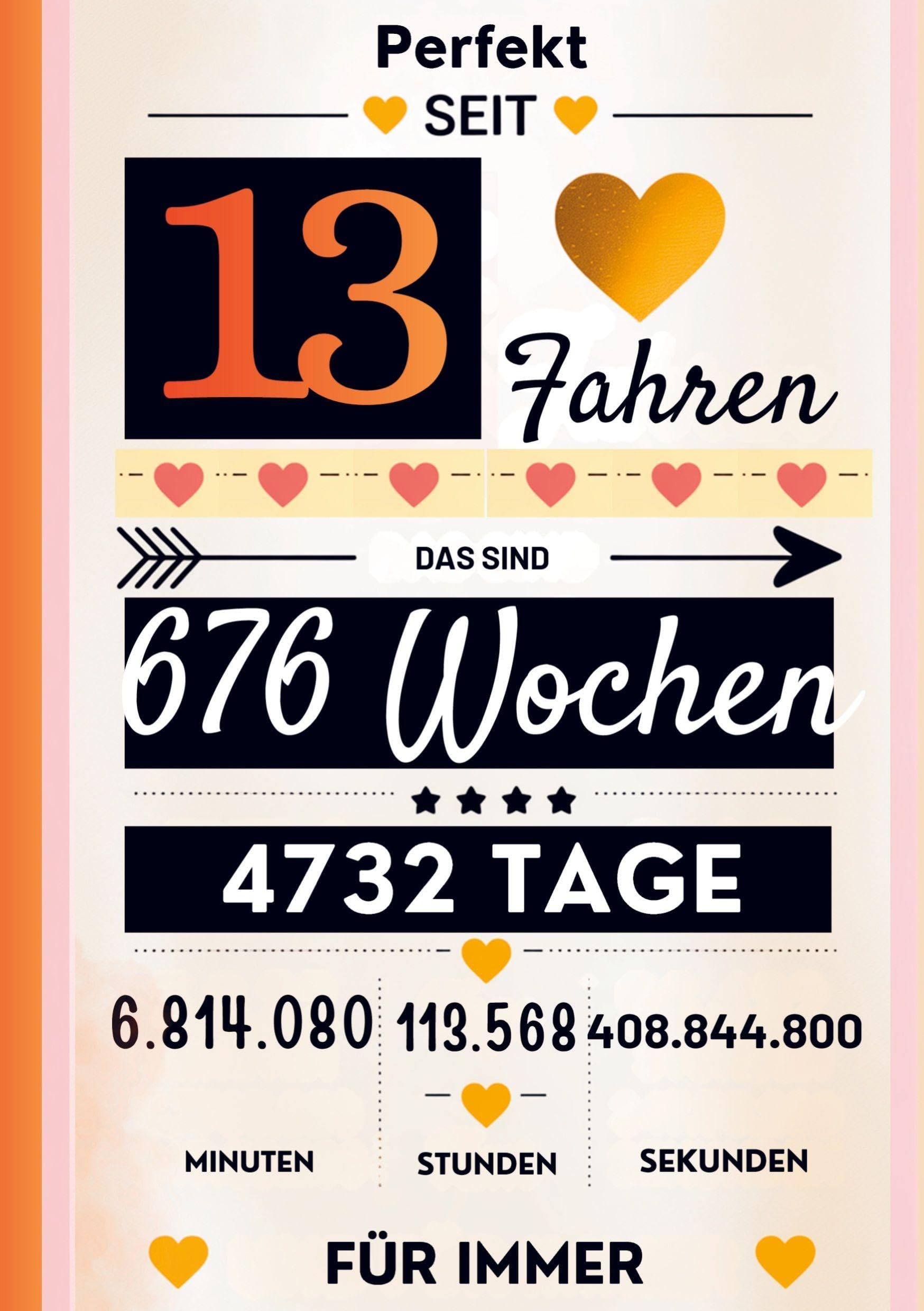 Notizbuch für Mädchen 13 Jahre- Geburtstagsgeschenk für 13 jährige Mädchen Humour & Satire