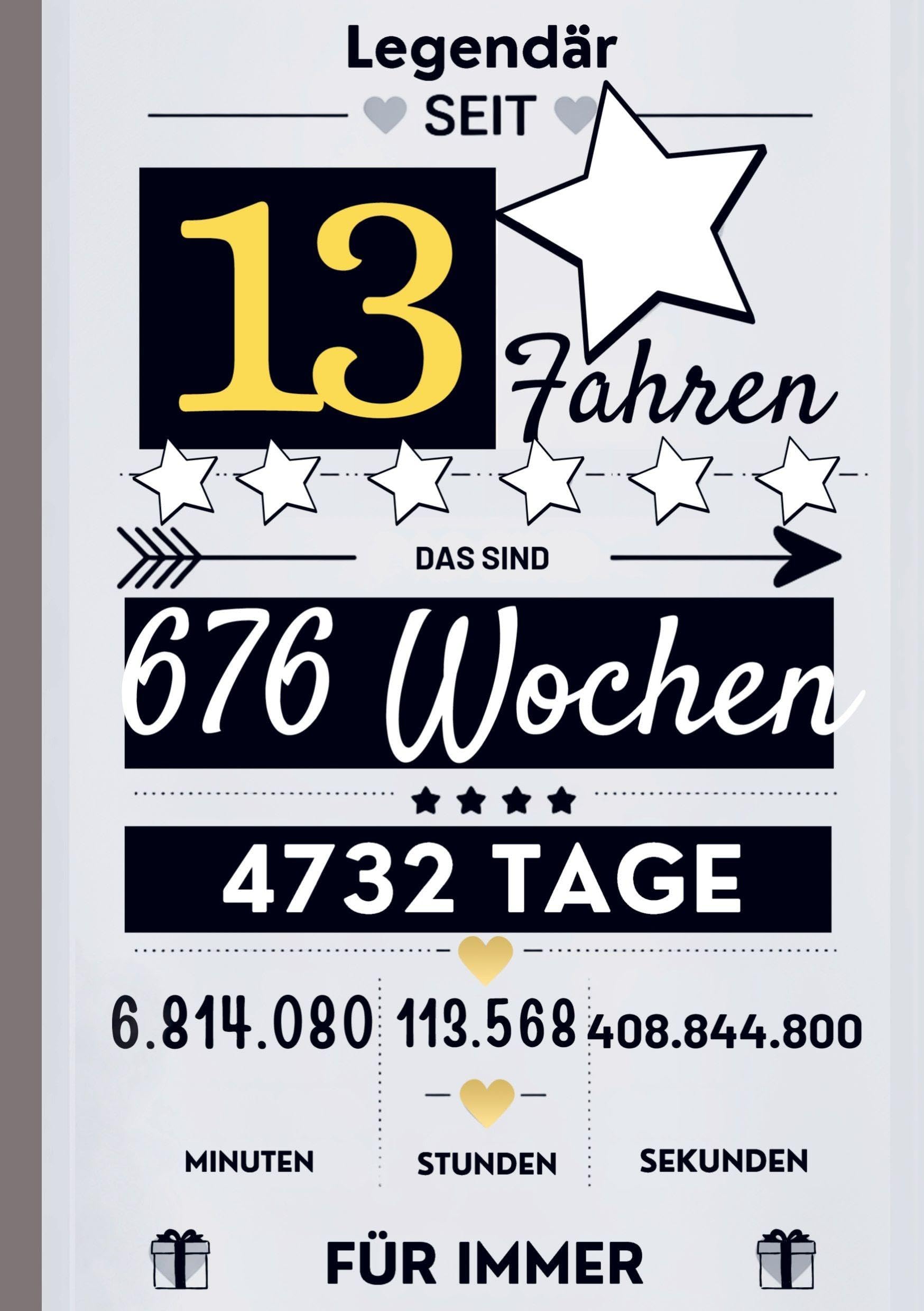 Notizbuch für Jungen 13 Jahre- Geburtstagsgeschenk für 13 jährige Jungen Humour & Satire