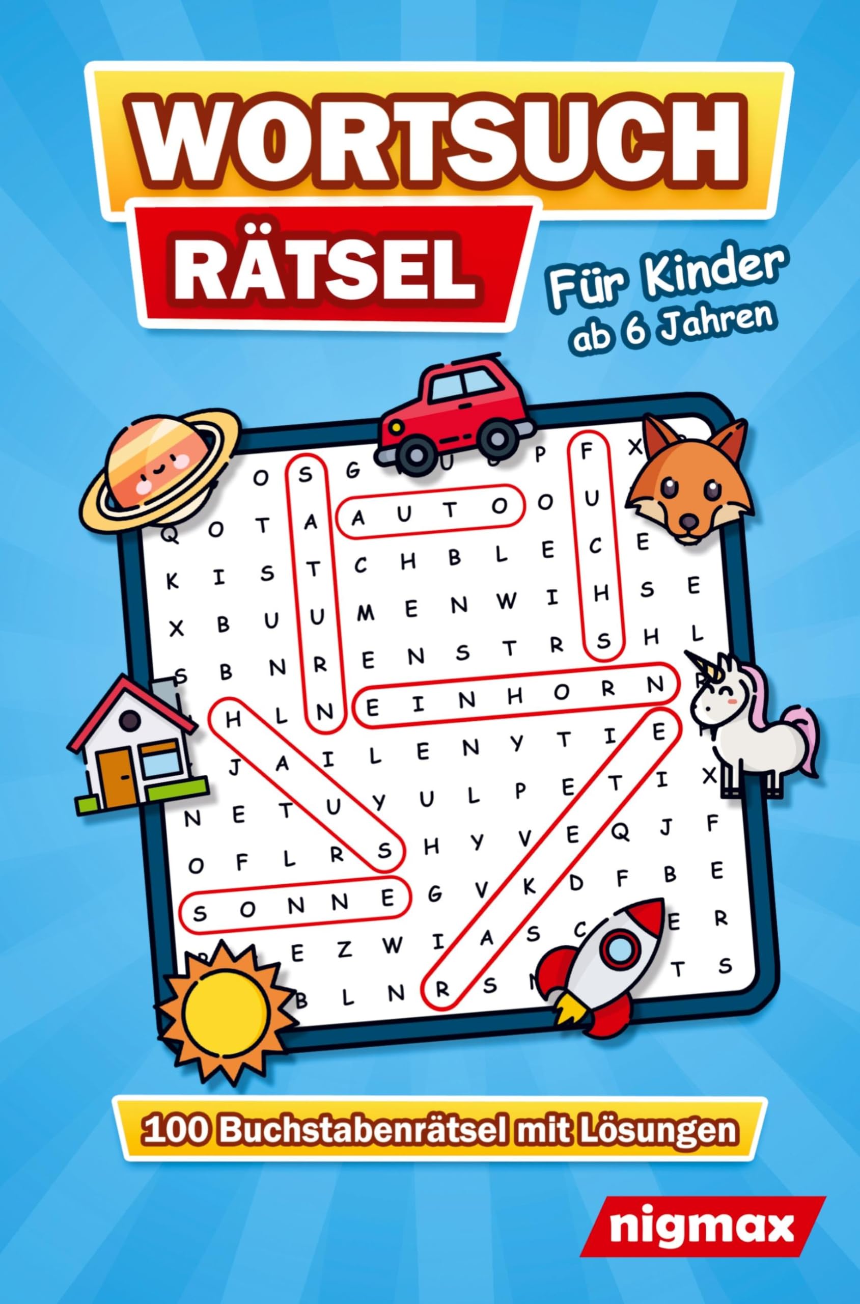Wortsuchrätsel für Kinder ab 6 Jahren Non-fiction