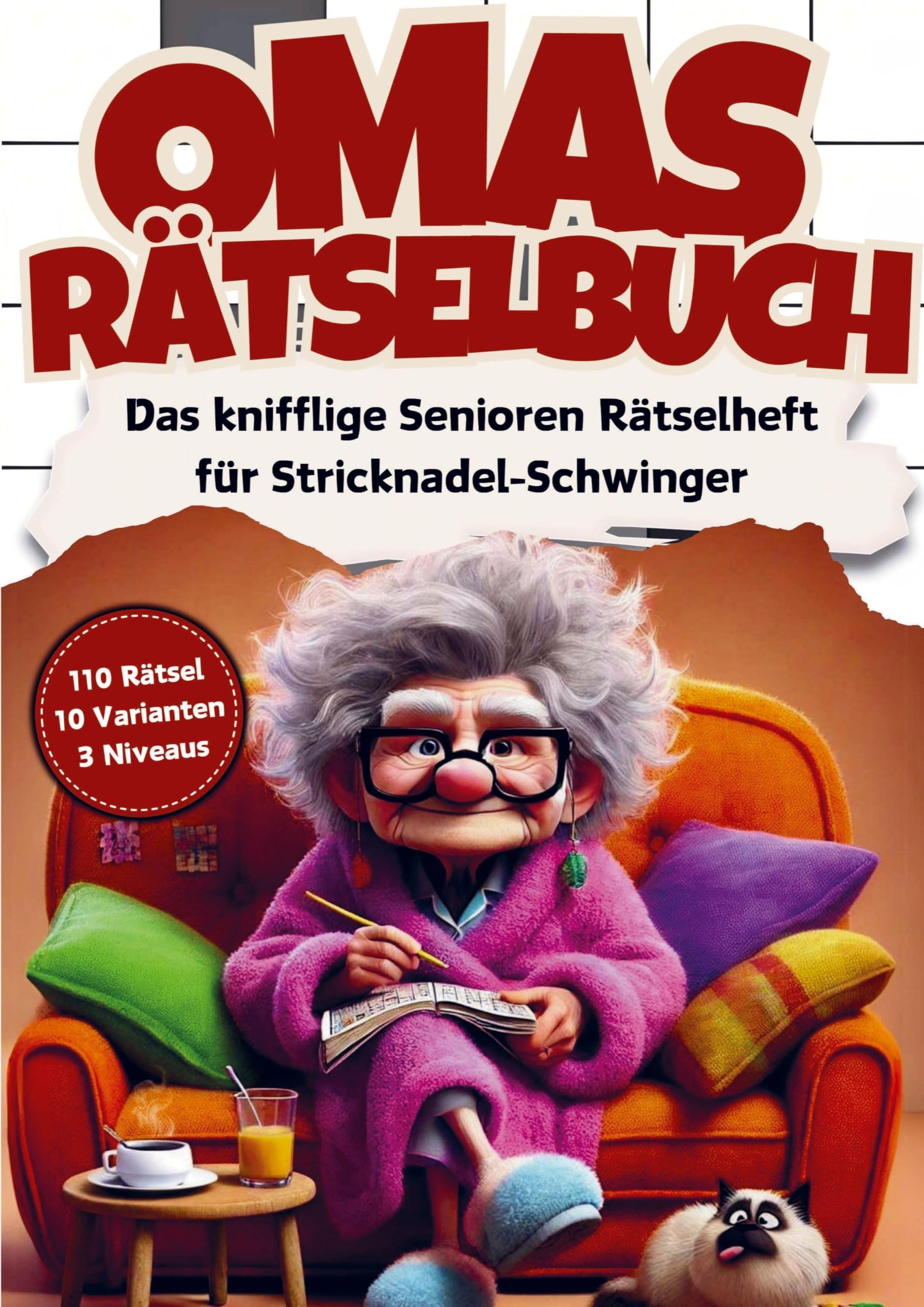 Omas Rätselbuch: Der unterhaltsame Rätselspaß mit 110 abwechslungsreichen Rätseln in großer Schrift - Oma Geschenk-Rätselheft Contemporary literature