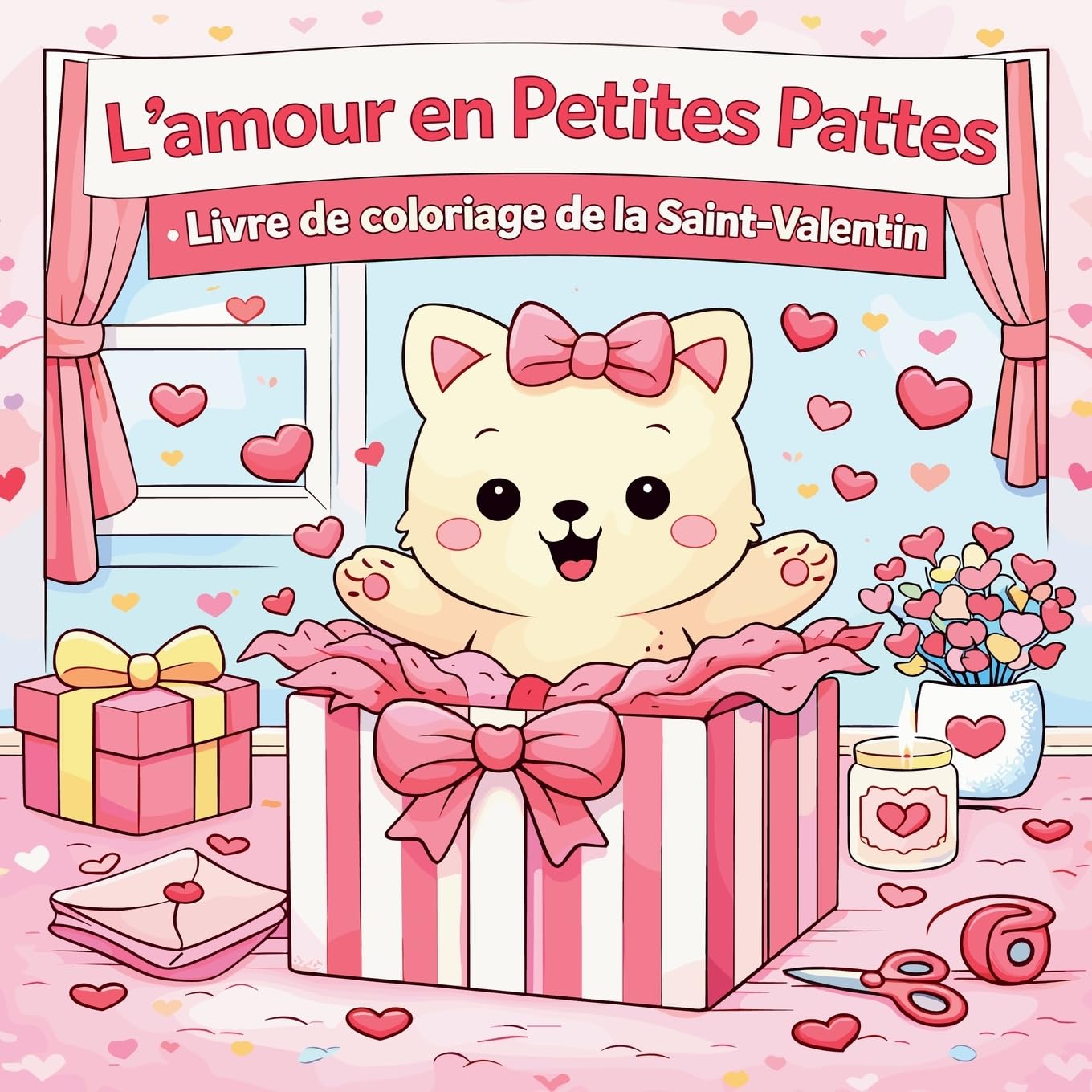 L'Amour en Petites Pattes - Livre de Coloriage de la Saint-Valentin Tiptoi & Games