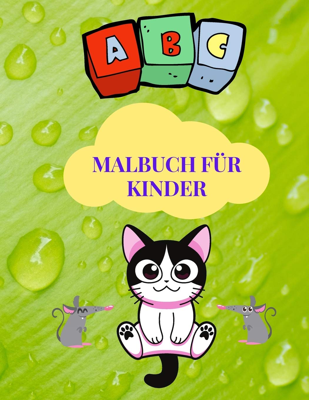 ABC Malbuch für Kinder: Aktivitätsbuch für Kinder, ABC-Malvorlagen für Mädchen und Jungen im Alter von 3-7 Jahren, Lernen Sie, Buchstaben zu erkennen und auszumalen, Arbeitsbuch mit Tieren und mehr Tiptoi & Games