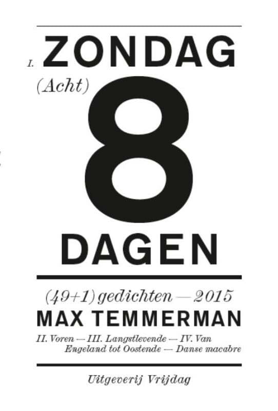 Zondag acht dagen: gedichten Poetry