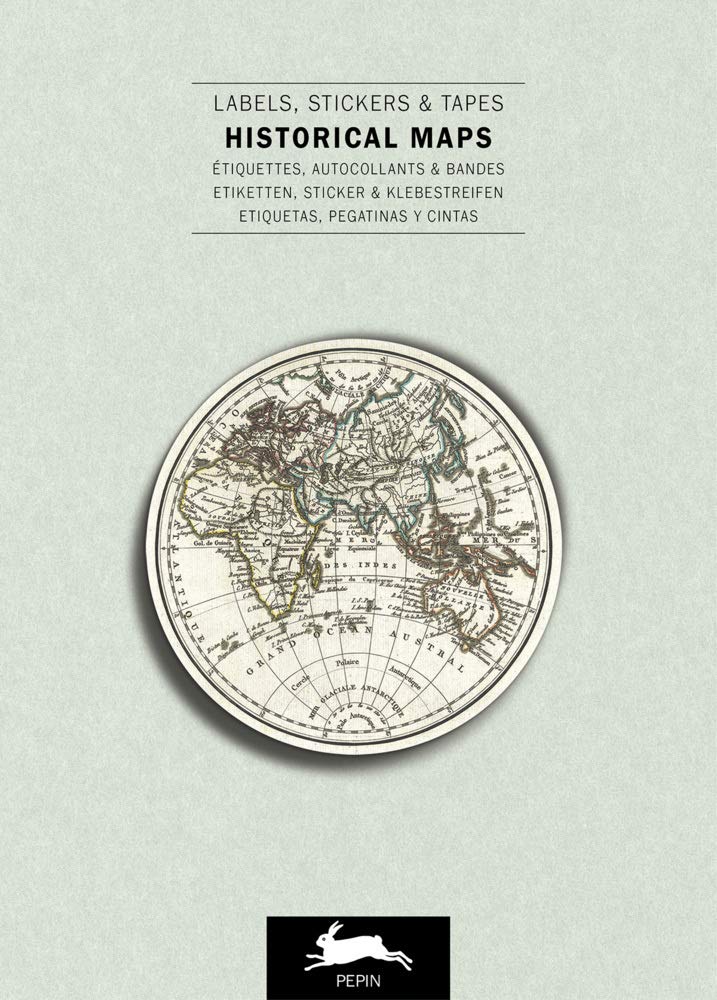 Historical Maps: Label and Sticker Book Film, Art & Culture