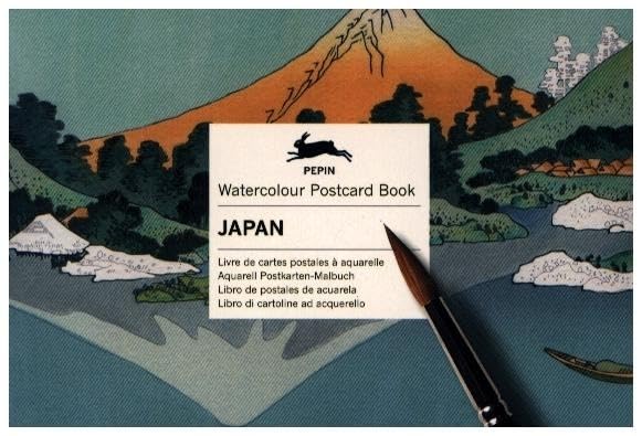 Japan: Watercolour Postcard Book / Postkarten - Malbuch (Watercolour Postcard Books) Film, Art & Culture