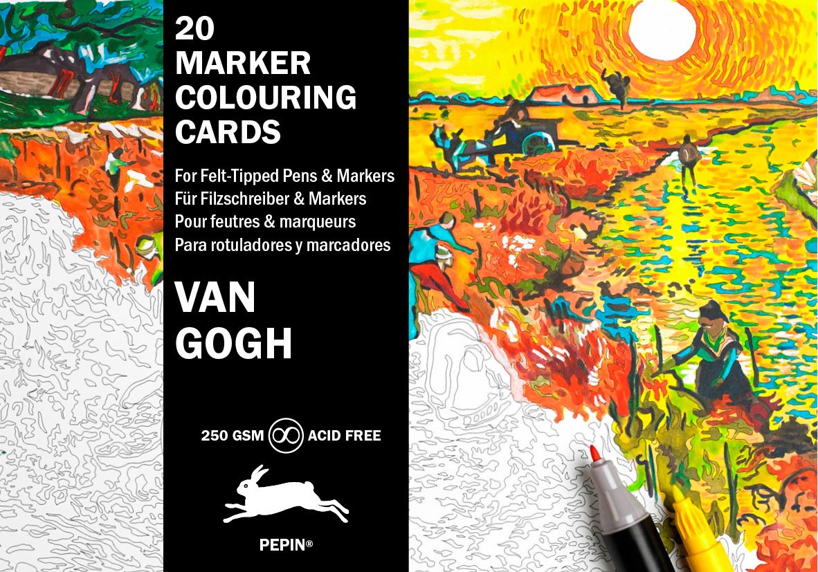 Van Gogh: Marker Colouring Postcards Film, Art & Culture