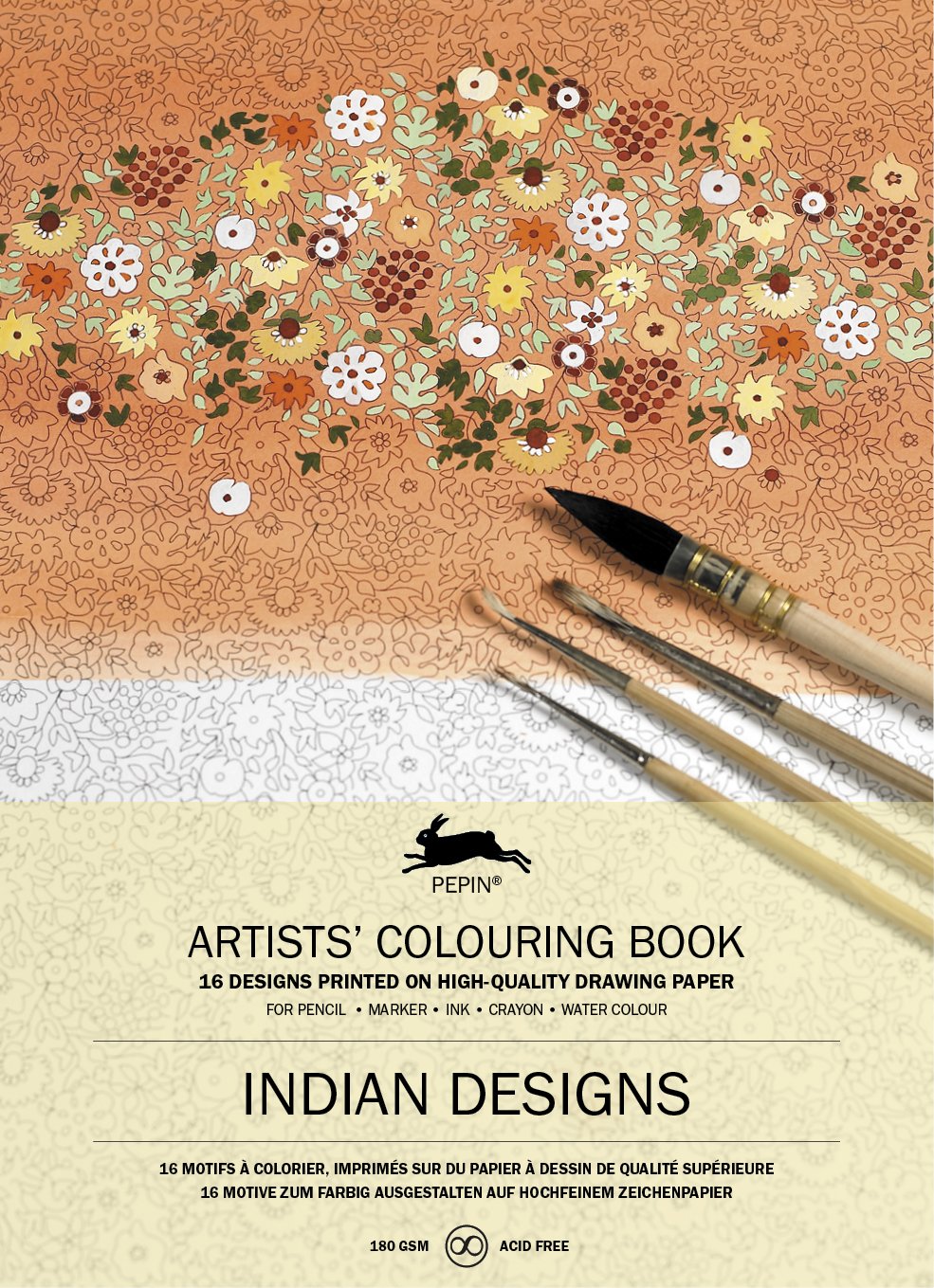 Indian Designs: Artists' Colouring Book Film, Art & Culture