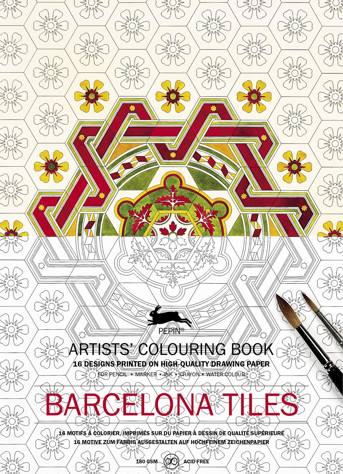 Barcelona Tiles: Artists' Colouring Book Film, Art & Culture