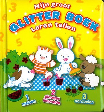 Molly & Billy's Glitterboek: Ik leer tellen - 5 spreads editie Veldboeket Books