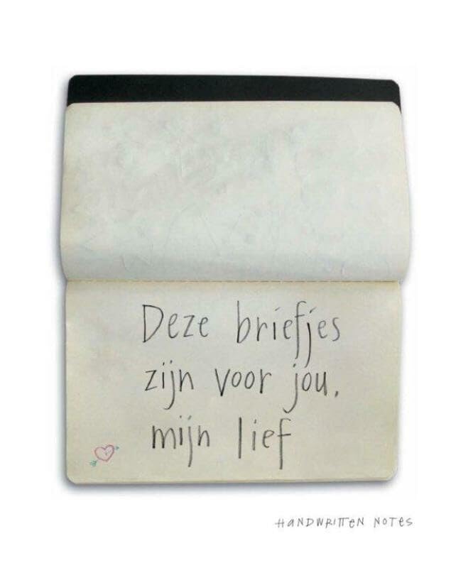 Deze briefjes zijn voor jou, mijn lief book