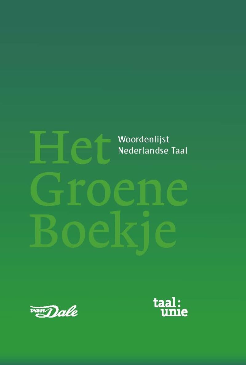 Het Groene Boekje: woordenlijst Nederlandse taal Social Sciences