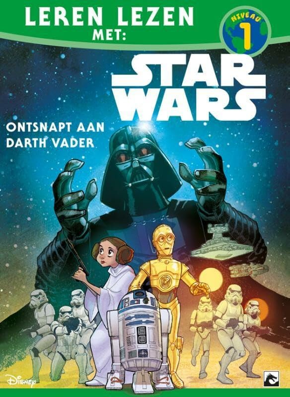 Leren lezen met Star Wars niveau 1: Ontsnapt aan Darth Vader book