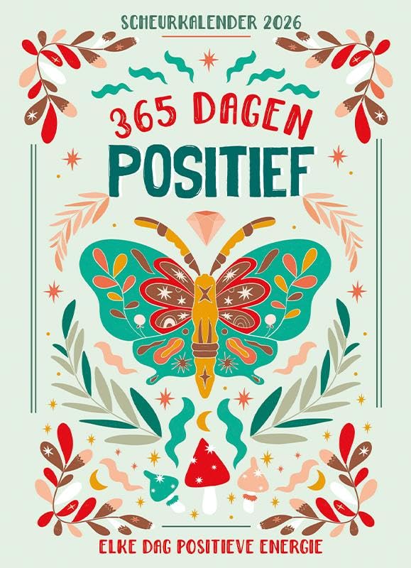 Scheurkalender 2026 365 dagen positief: Elke dag positieve energie book