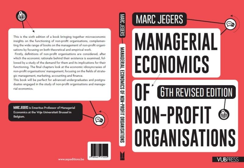 Managerial Economics of Non-Profit Organisations: 6th revised edition book