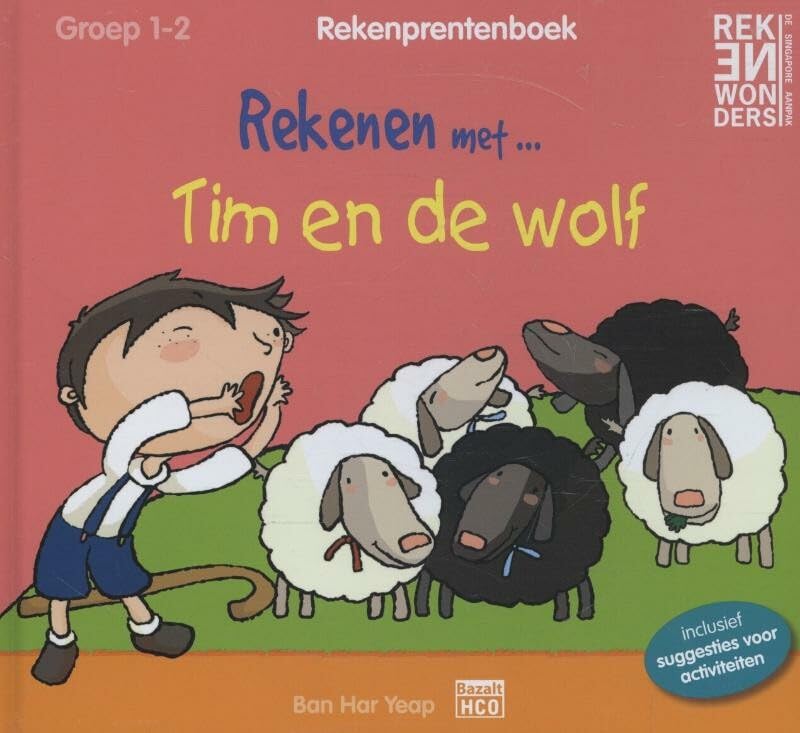 Rekenen met Tim en de wolf: Rekenprentenboek book