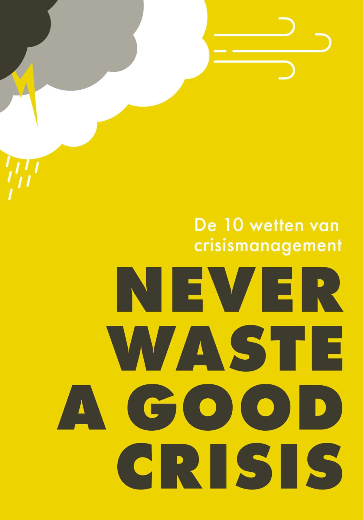 Never waste a good crisis: de 10 wetten van crisismanagement book