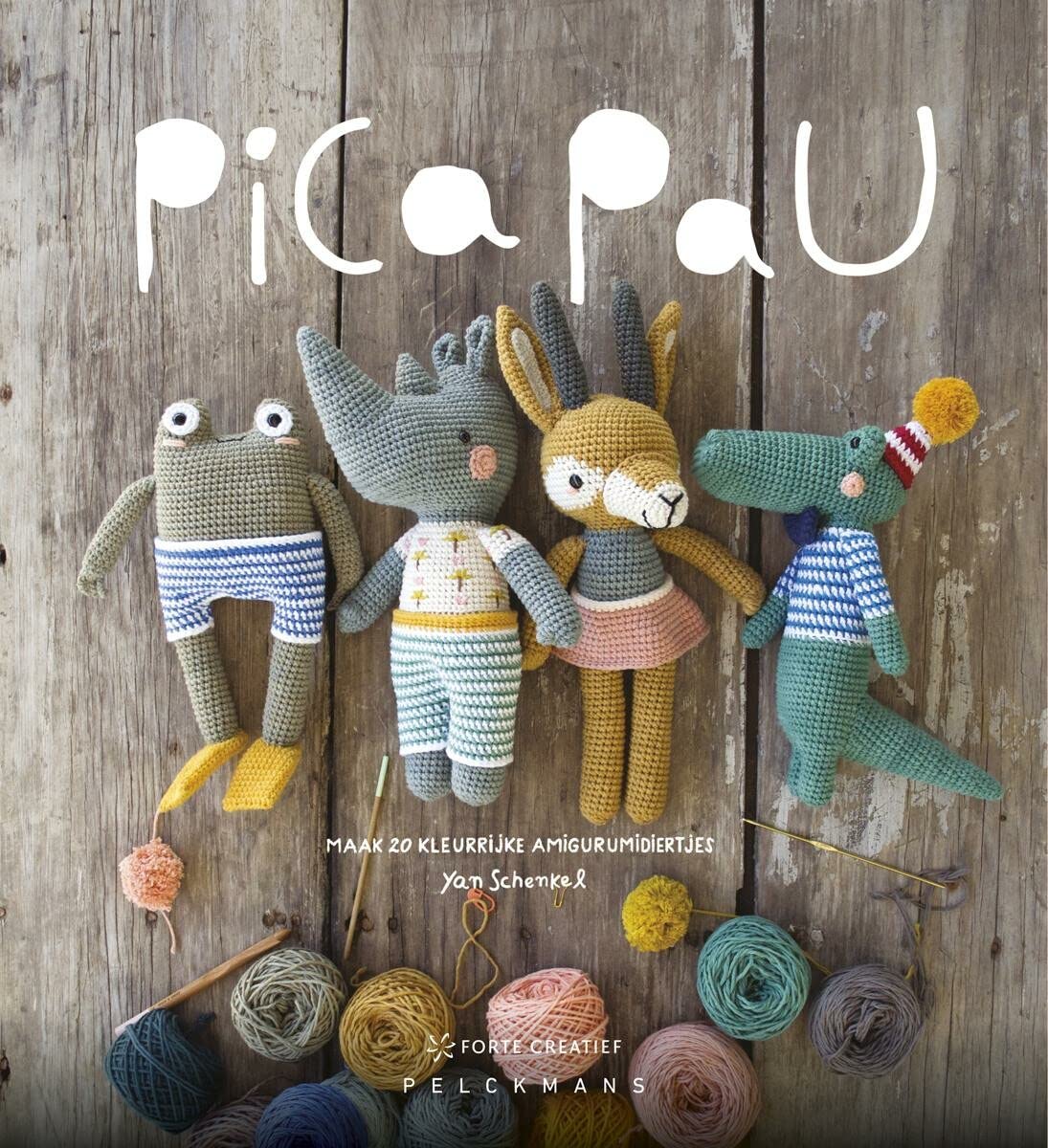 Pica Pau : maak 20 kleurrijke amigurumidiertjes Hobbies & Crafts