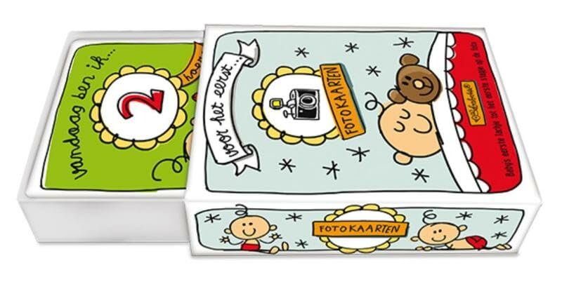 Fotokaarten in Schuifdoos - Babette: slipcase met 30 kaarten book