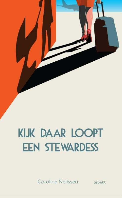 Kijk daar loopt een stewardess book