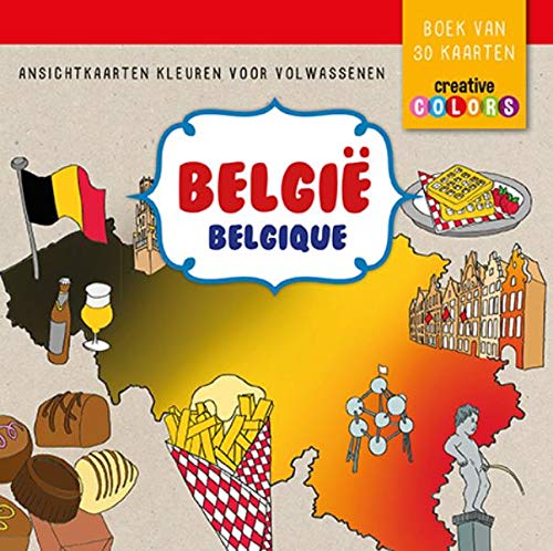 BOEK VAN 30 KLEURKAARTEN : BELGIE/BELGIQUE book