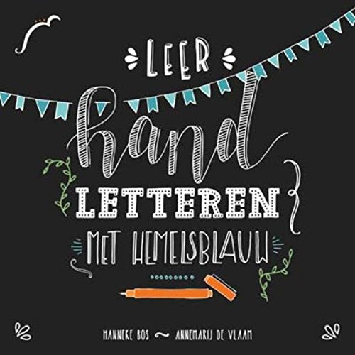 Leer handletteren met hemelsblauw Hobbies & Crafts